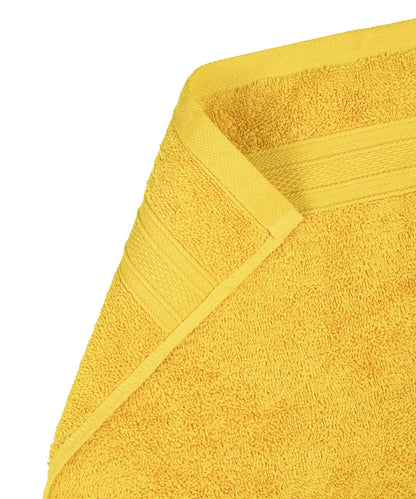 Soft Comfort Mustard Yellow Air Rich Technology 4Pc Hand Towel, 100% Cotton, 509 GSM, Yellow