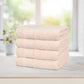 Soft Comfort Linen Air Rich Technology 4Pc Hand Towel, 100% Cotton, 509 GSM, Beige