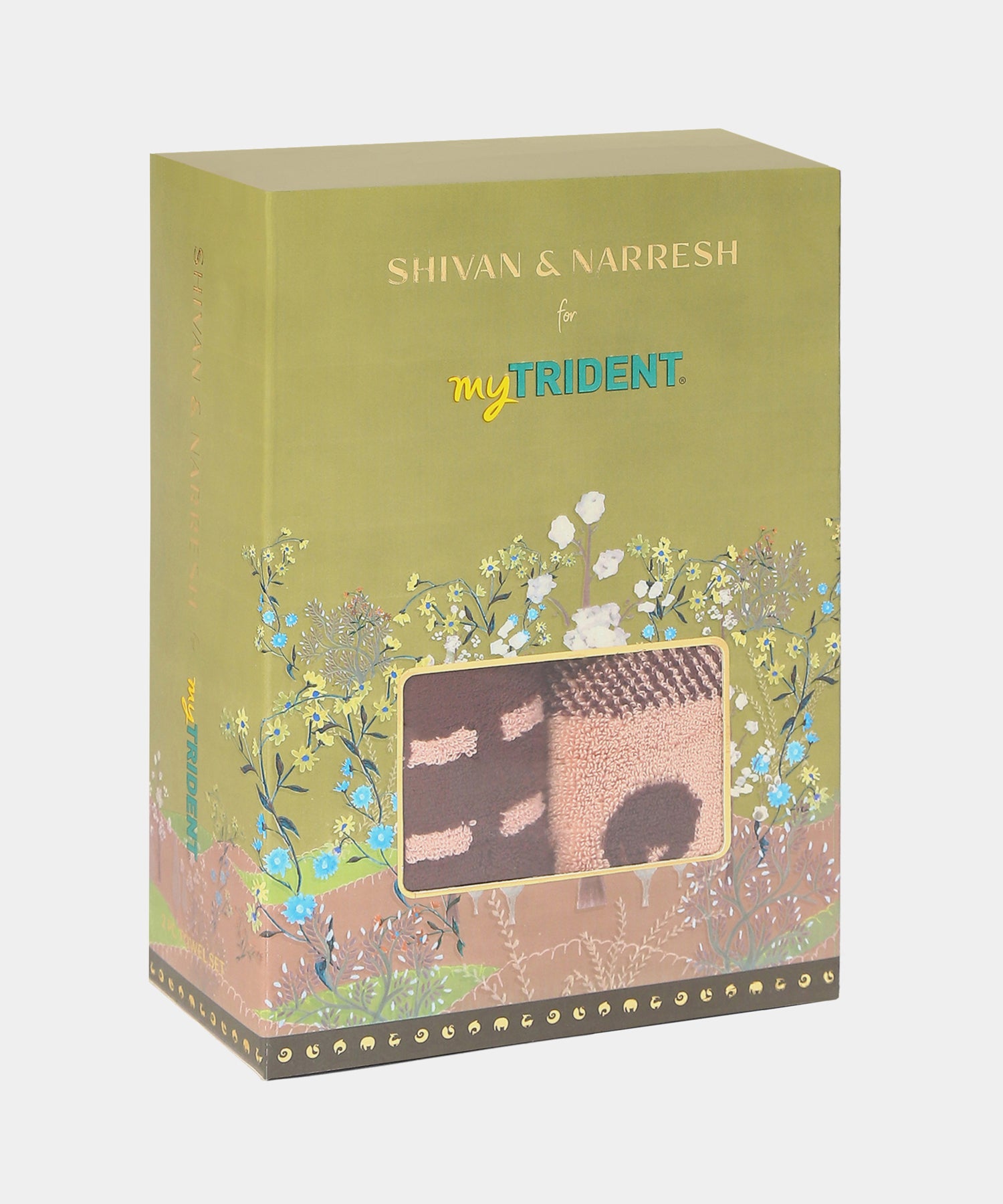 Shivan & Narresh for myTrident 2Pc Bath Towel,Super Soft,Extra Bounce,Morning Calm