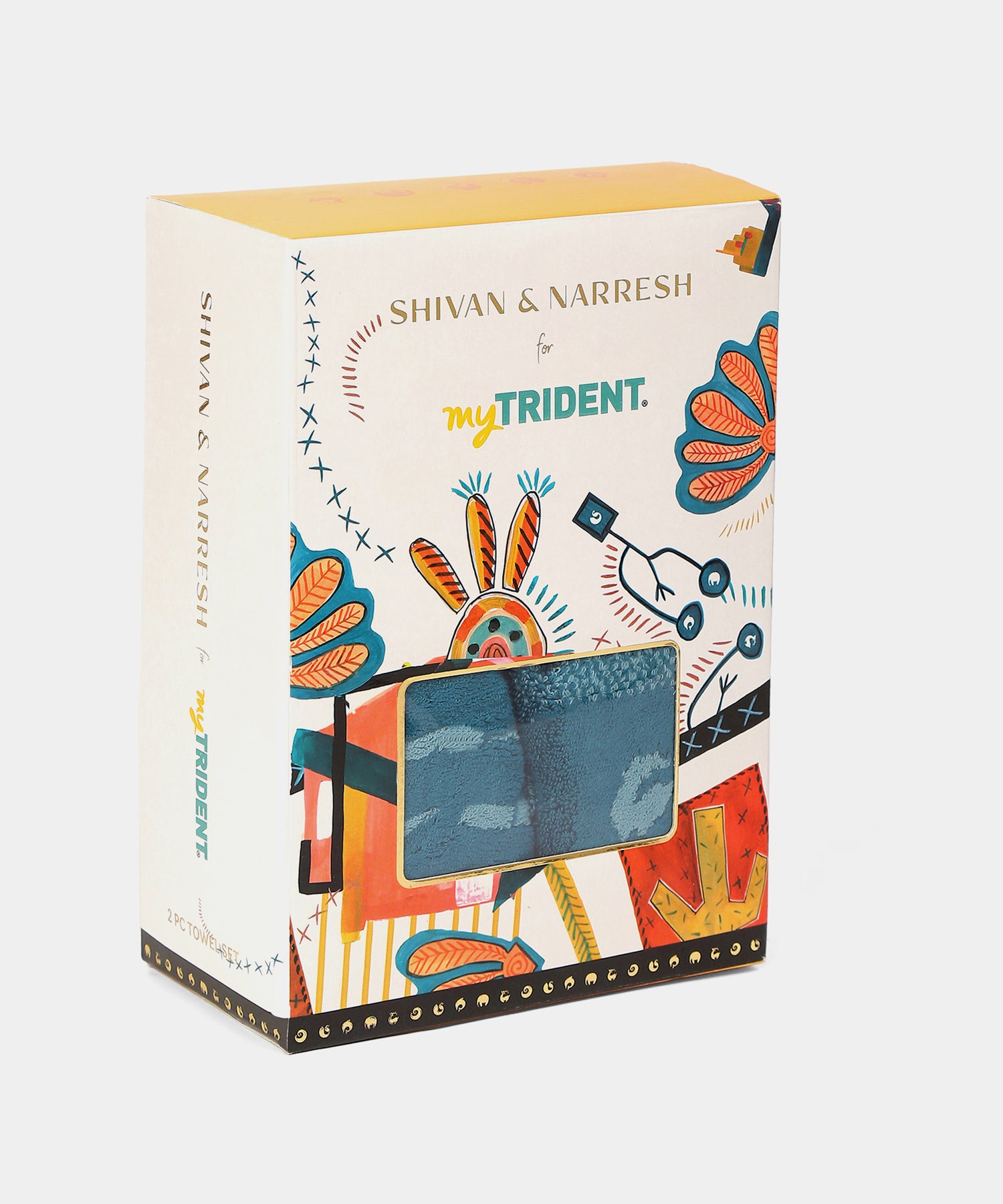 Shivan & Narresh 2Pc Bath Towel Gift Set, Surocco|400 TC Cotton