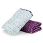 His & Her 2 PC Towel Set, 100% Cotton, 500 GSM, Durable, Super Soft, Adam & Eve