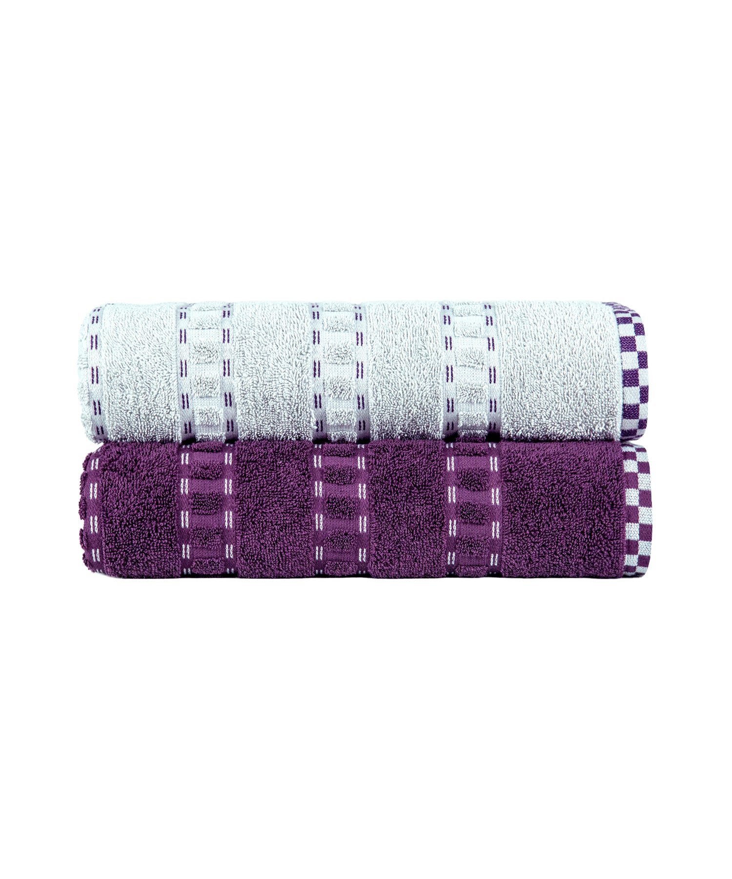 His & Her 2 PC Towel Set, 100% Cotton, 500 GSM, Durable, Super Soft, Adam & Eve