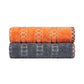 His & Her 2 PC Towel Set, 100% Cotton, 500 GSM, Durable, Super Soft, Lock & Key