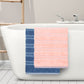His & Her 2 PC Towel Set, 100% Cotton, 500 GSM, Durable, Super Soft, Candy & Floss