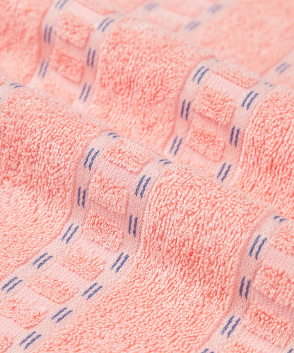 His & Her 2 PC Towel Set, 100% Cotton, 500 GSM, Durable, Super Soft, Candy & Floss