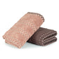 His & Her 2 PC Towel Set, 100% Cotton, 500 GSM, Durable, Super Soft, Jim & Jam