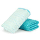 His & Her 2 PC Towel Set, 100% Cotton, 500 GSM, Durable, Super Soft, Bow & Arrow