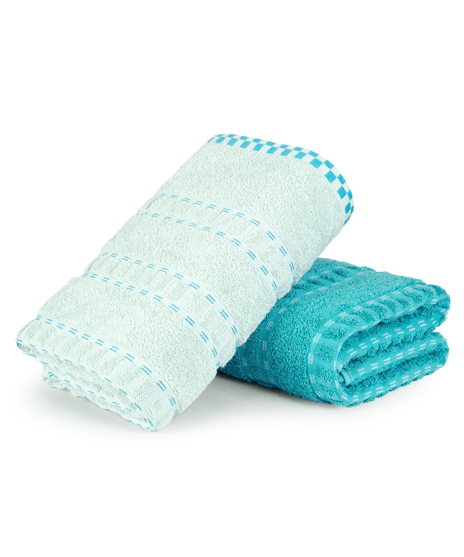 His & Her 2 PC Towel Set, 100% Cotton, 500 GSM, Durable, Super Soft, Bow & Arrow
