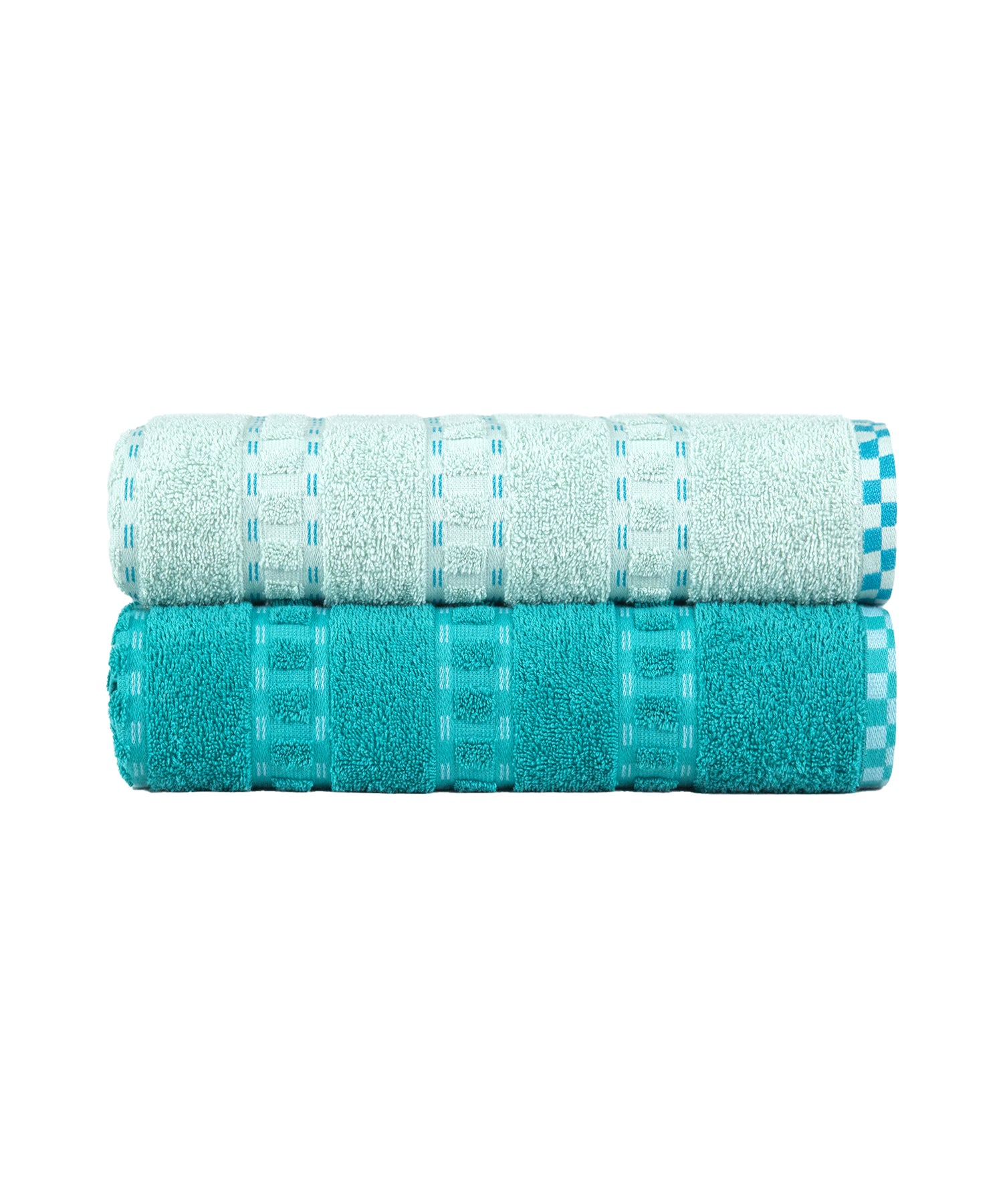 His & Her 2 PC Towel Set, 100% Cotton, 500 GSM, Durable, Super Soft, Bow & Arrow