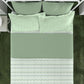 Aroma Green Apple King Bedsheet With 2 Pillow Cover Gift Set, 120 TC, 100% Cotton, Floral, Green