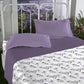 Aroma Lavender King Bedsheet With 2 Pillow Cover, 120 TC, 100% Cotton, Floral, Purple