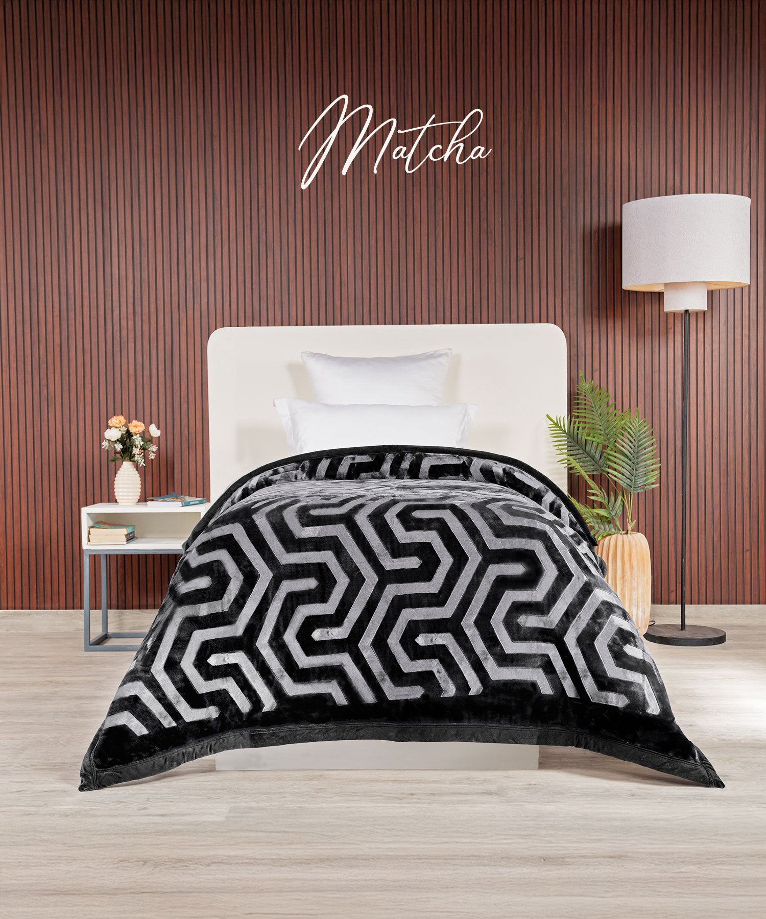 Classic Style Me Solid Single Blanket, Matcha| 2.6 KG Polyester