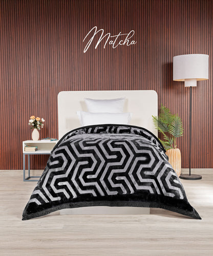 Classic Style Me Solid Single Blanket, Matcha| 2.6 KG Polyester