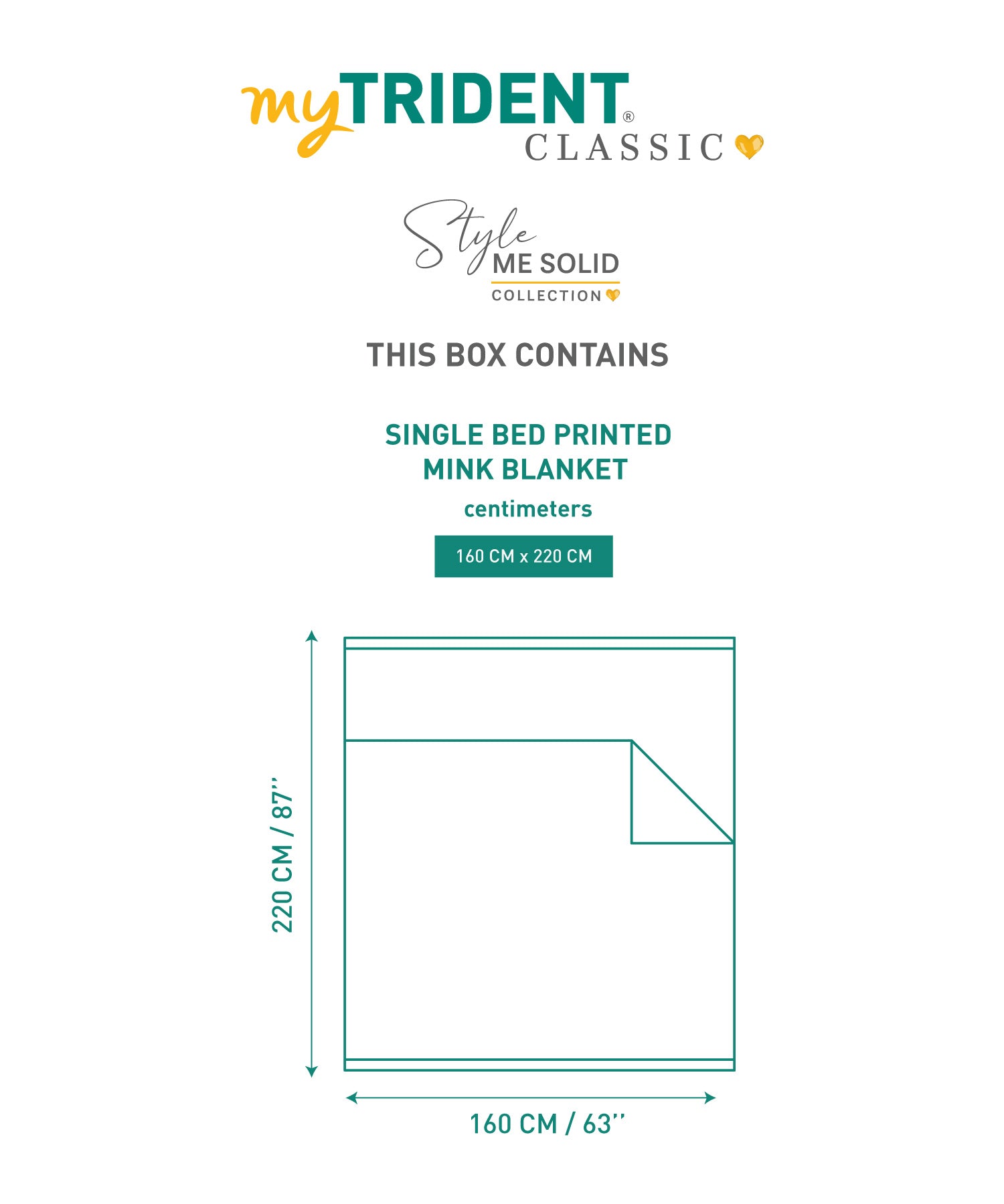Classic Style Me Solid Single Blanket, Matcha| 2.6 KG Polyester