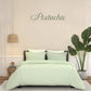 Home Essential Pastel Poetry King Bedsheet 144 Tc, 100% Cotton, Adelia Pistachio