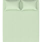 Home Essential Pastel Poetry King Bedsheet 144 Tc, 100% Cotton, Adelia Pistachio