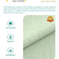 Home Essential Pastel Poetry King Bedsheet 144 Tc, 100% Cotton, Adelia Pistachio