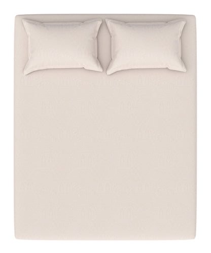 Home Essential Pastel Poetry King Bedsheet 144 Tc, 100% Cotton, Adelia Rose