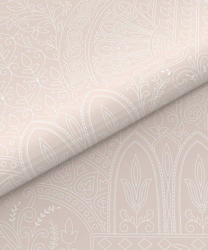 Home Essential Pastel Poetry King Bedsheet 144 Tc, 100% Cotton, Adelia Rose