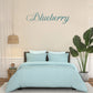 Home Essential Pastel Poetry King Bedsheet 144 Tc, 100% Cotton, Adelia Blueberry