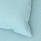 Home Essential Pastel Poetry King Bedsheet 144 Tc, 100% Cotton, Adelia Blueberry