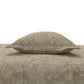 Home Essential Pastel Poetry King Bedsheet 144 Tc, 100% Cotton, Adelia Toffee
