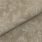 Home Essential Pastel Poetry King Bedsheet 144 Tc, 100% Cotton, Adelia Toffee