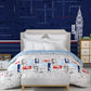Juniors Printed Double Comforter- Crossworld