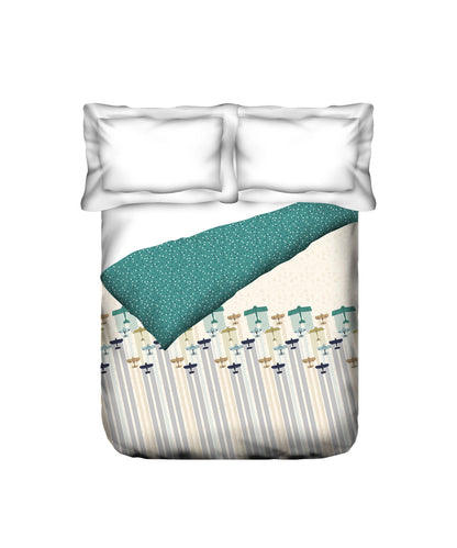 Juniors Printed Double Comforter- Passport