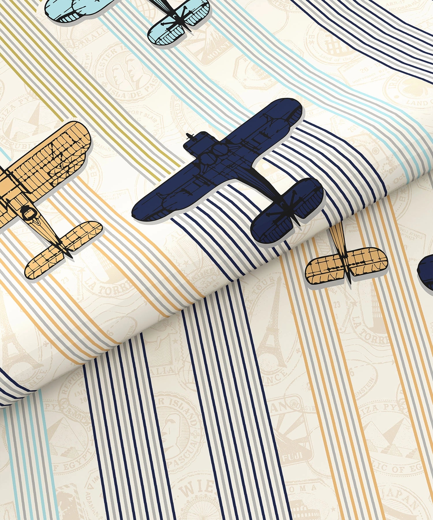 Juniors Printed Double Comforter- Passport
