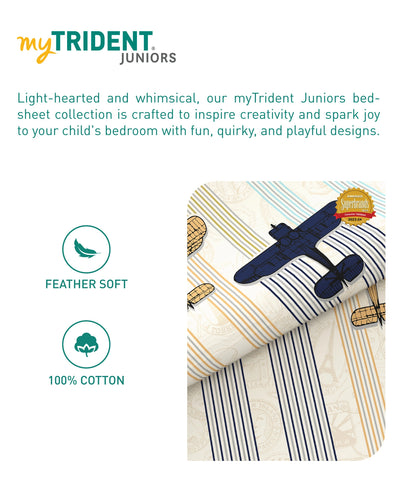 Juniors Printed Double Comforter- Passport