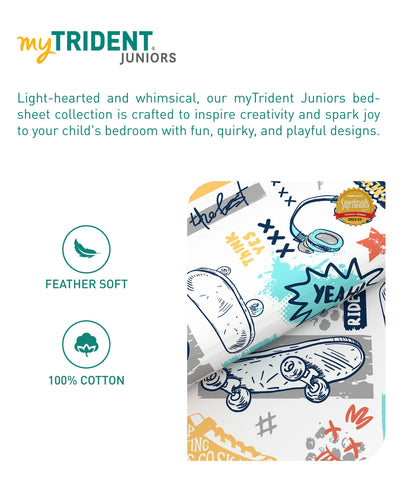 Juniors Printed Double Comforter-Streetstyle Skate