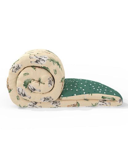 Juniors Printed Single Comforter- Jigsaw Jungle