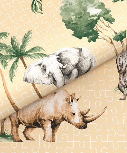 Juniors Printed Single Comforter- Jigsaw Jungle