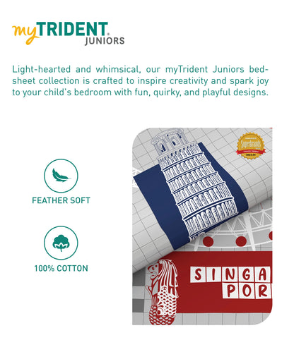 Juniors Printed Single Comforter- Crossworld