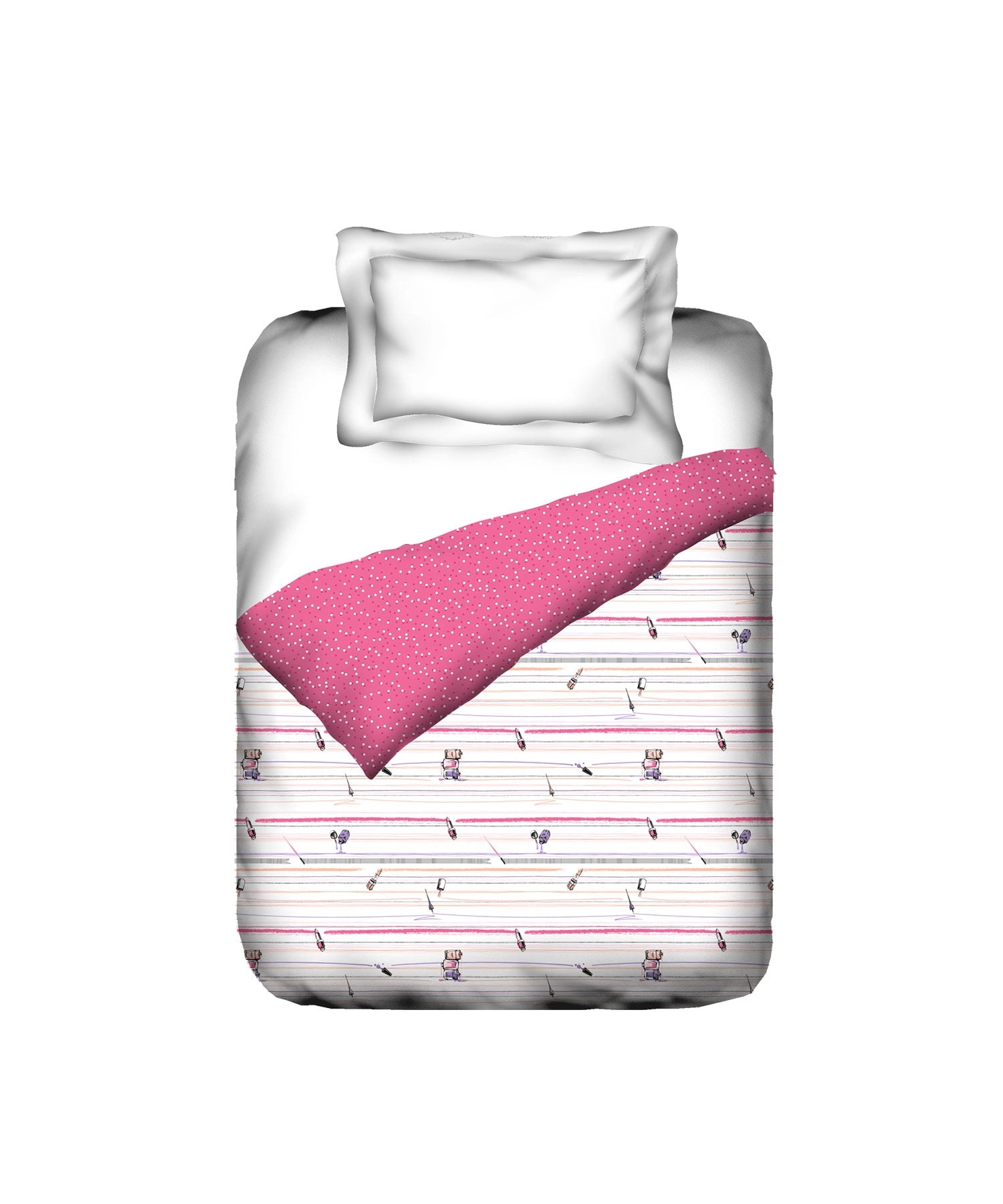 Juniors Printed Single Comforter-Slumber Party