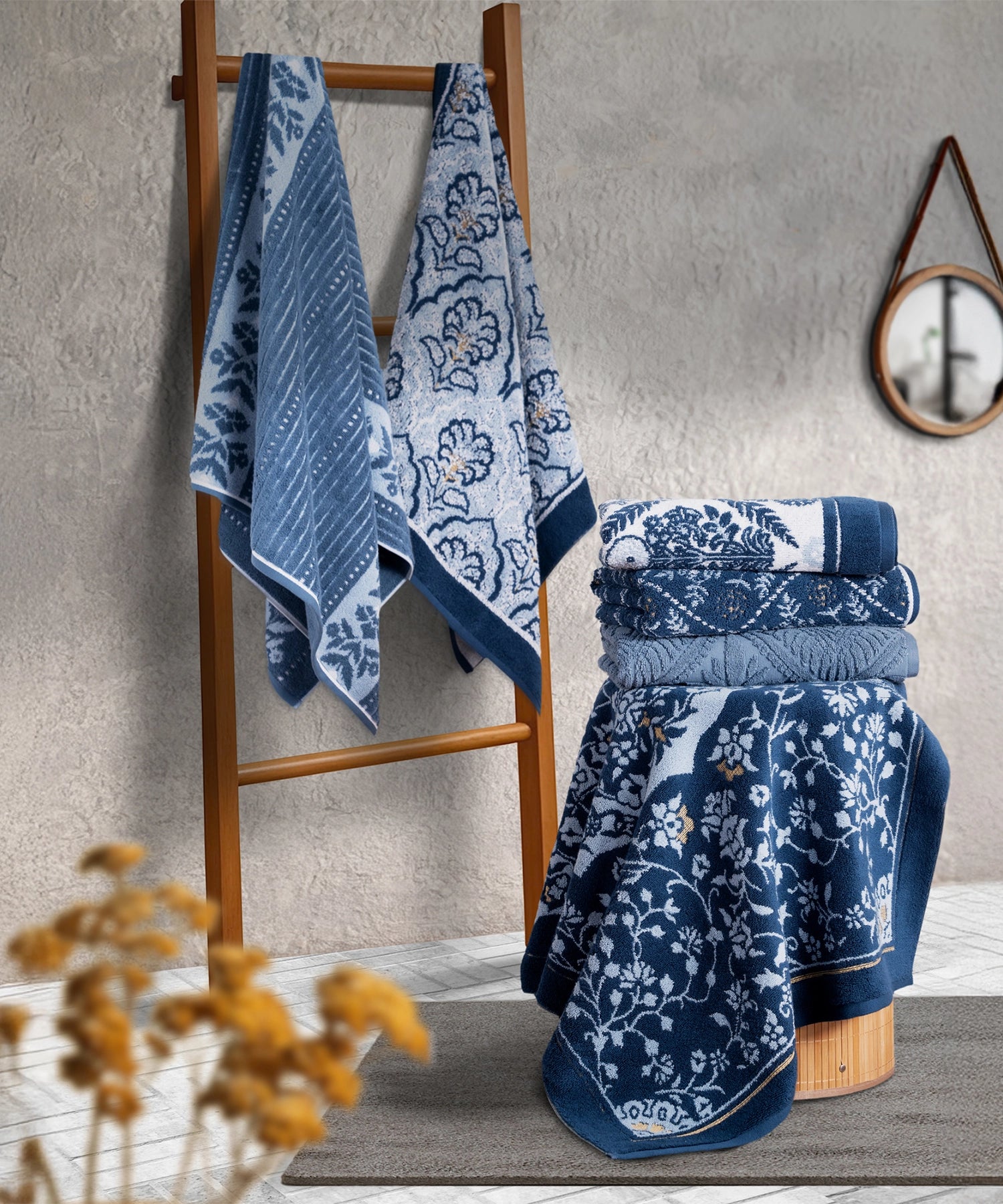 Classic Road to Jaipur 1 Pc Bath Towel, Meher|550 GSM Cotton