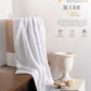 Nectarsoft Be Our Guest Bath Towel, 625 GSM, 100% Cotton, White, Ixora