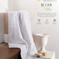 Nectarsoft Be Our Guest Bath Towel, 625 GSM, 100% Cotton, White,  Elanz