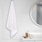 Nectarsoft Be Our Guest Bath Towel, 625 GSM, 100% Cotton, White,  Elanz