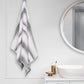 Nectarsoft Be Our Guest Bath Towel, 625 GSM, 100% Cotton, Grey, Aries
