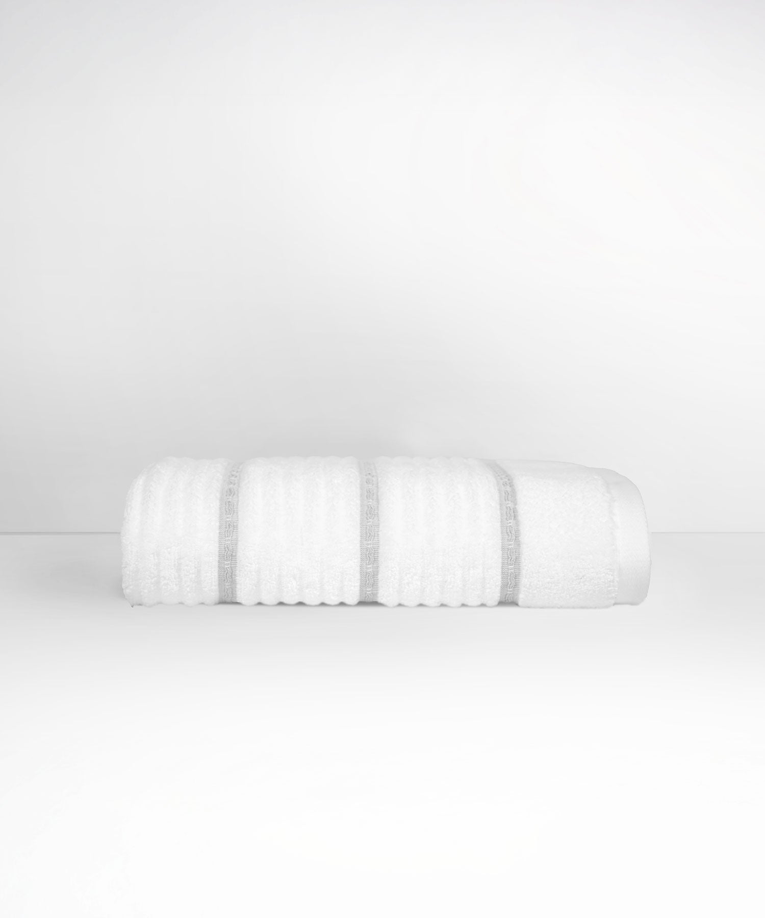 Nectarsoft Be Our Guest Bath Towel, 625 GSM, 100% Cotton, White, Celise