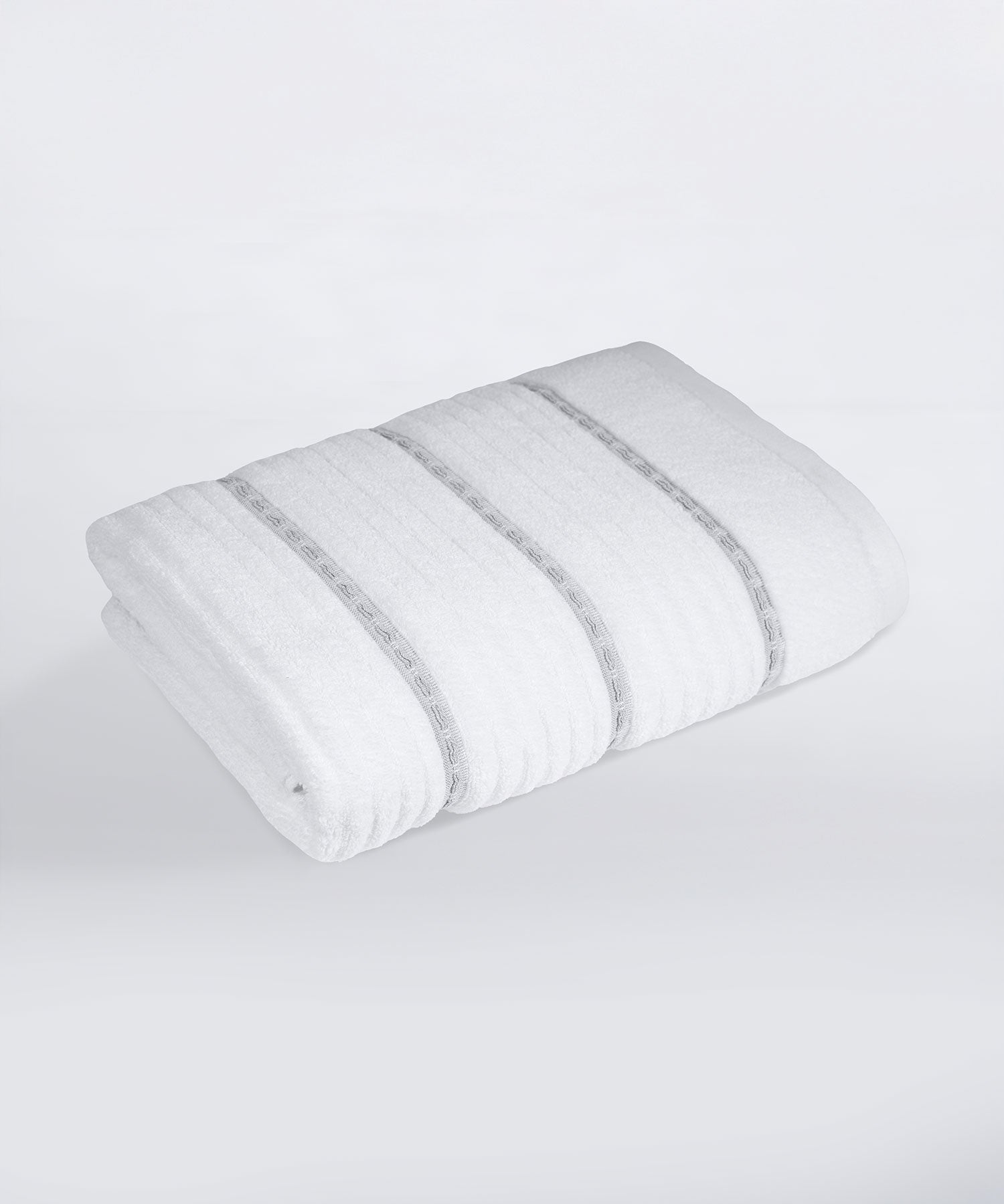 Nectarsoft Be Our Guest Bath Towel, 625 GSM, 100% Cotton, White, Celise