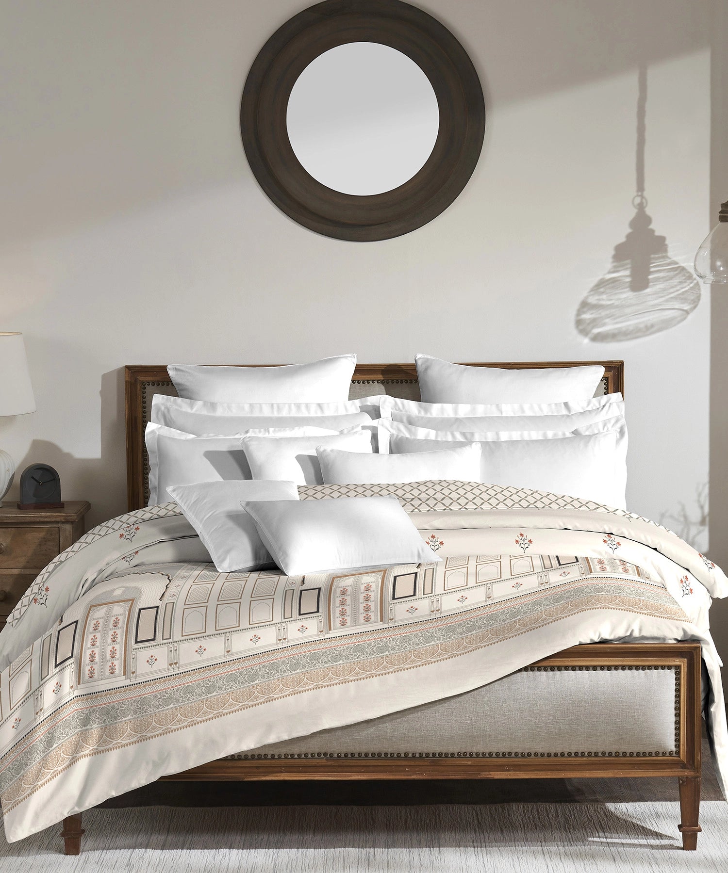Road To Jaipur Double AC Blanket/Comforter, Blue Pottery|210 TC Poly Cotton