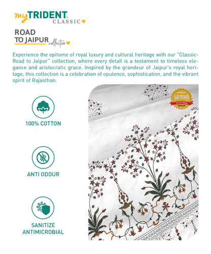 Road To Jaipur Double AC Comforter, Parchinkari, 210 TC