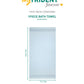 Finesse Fashion Waffle Towel , 600 Gsm, Cotton Rich, Bath Towel, Cloud