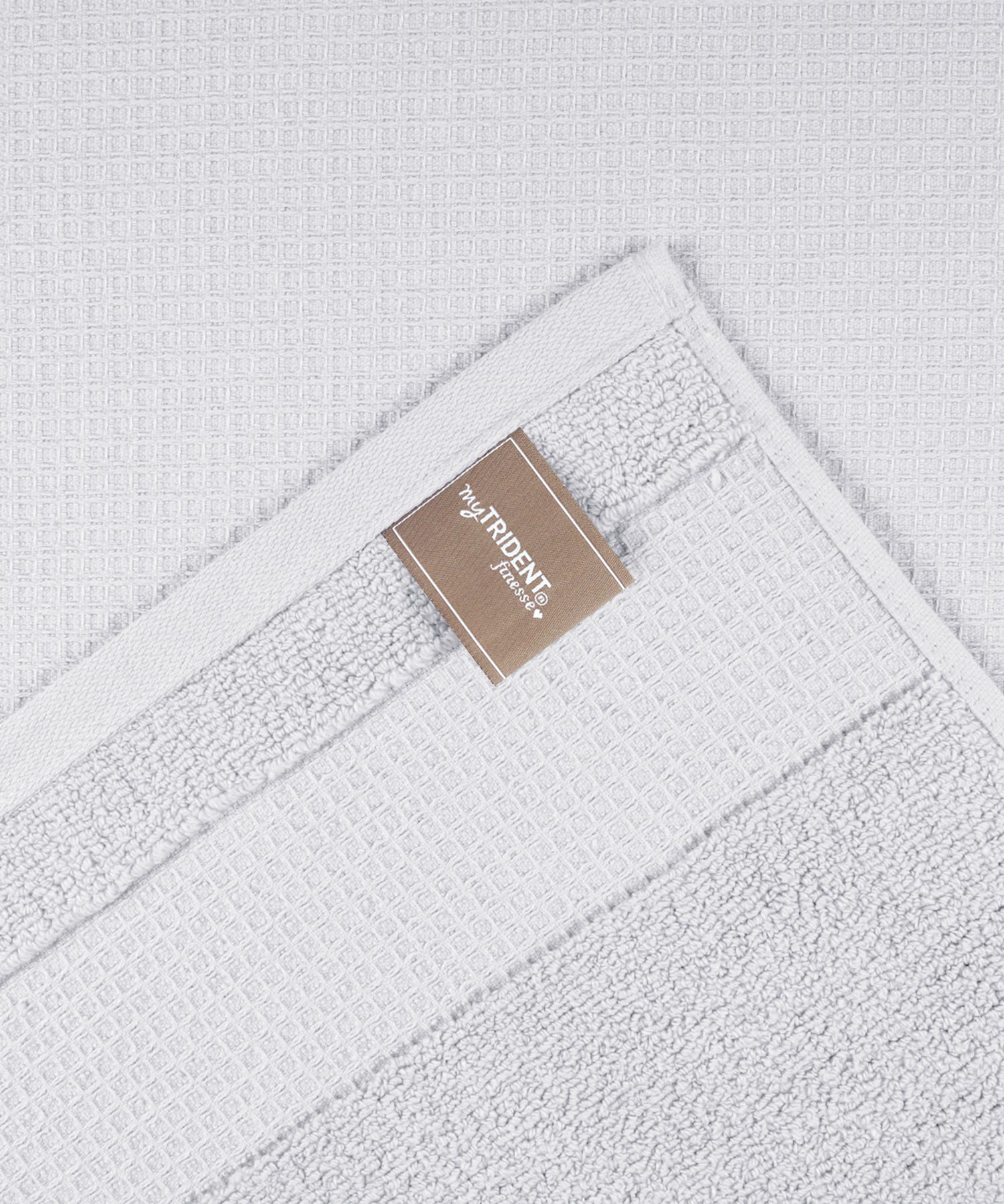 Finesse Fashion Waffle Towel , 600 Gsm, Cotton Rich, Bath Towel, High Rise