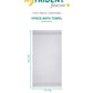 Finesse Fashion Waffle Towel , 600 Gsm, Cotton Rich, Bath Towel, High Rise