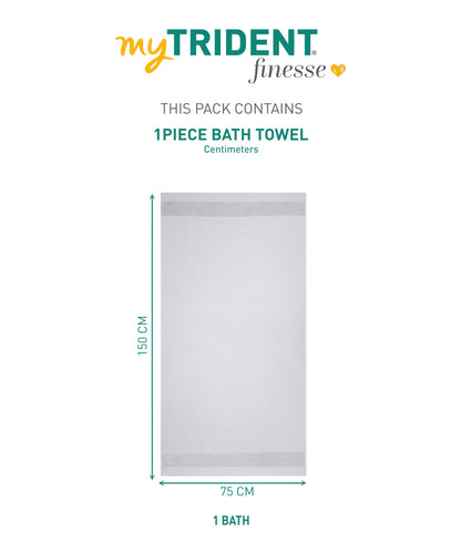 Finesse Fashion Waffle Towel , 600 Gsm, Cotton Rich, Bath Towel, High Rise