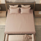 Home Essential Pastel Poetry Geo Bedsheet, Aldo Biscoff|144TC Cotton| 2 Pillow Covers